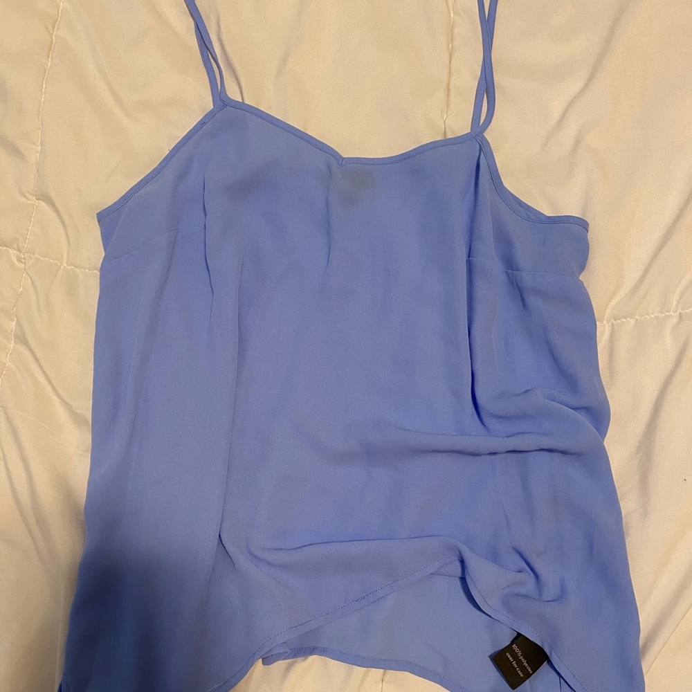 The Limited Light blue polyester cami